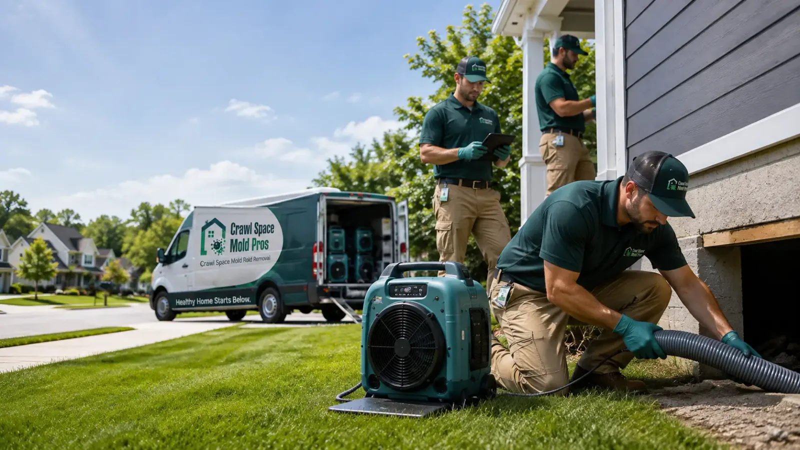 Crawl Space Mold Removal in Hoven, SD